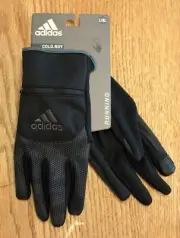 NWT ADIDAS ColdRDY Voyager 2.0 Reflective Mens Running Gloves-L/XL Ret@$27 BLACK
