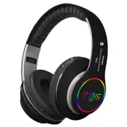 VJ033 Foldable Wireless bluetooth Stereo Headphone Super Bass Headset Earphones with Mic BLACK COLOR