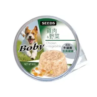 SEEDS惜時_BOby餐杯80g(雞肉+野菜)24罐組_(狗罐頭)