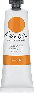 Gamblin Gold Ochre Artist Oil 37Ml, Single Tube