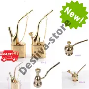 Copper Hookah Water Tobacco Smoking Pipe Bong Double Filter Cigarette Holder A