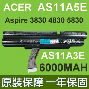 宏碁 ACER AS11A5E AS11A3E 6000MAH 原廠電池 3830 4830 5830 3830T 3830TG 4830T 4830TG 5830T 5830TG Gateway ID47H ID57H