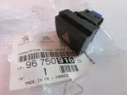 GENUINE NEW PEUGEOT 208 HAZARD LIGHT SWITCH 96750916ZD
