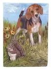 Caroline's Treasures PPP3016CHF Beagle Hunter Hunted House Flag Large Porch S...