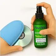 CD & DVD Cleaning Kit – Advanced Cleaning Solution with Premium Microfiber Glove Set – Safe for CDs, DVDs, Blu-ray & Game Discs. Made in USA