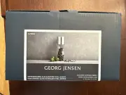 Georg Jensen Alfredo GLASS/ Stainless Steel HERB/Pepper Grinder BRAND NEW IN BOX