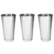Trenton Stainless Steel Milkshake Cups - Set of 3