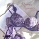 Lady浪漫花吻系列 B-F罩內衣(奢華紫)
