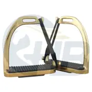 Gold Peacock Safety Stirrup Irons 4.25" 4.75" 5.00" Gold Stirrups