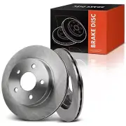 2pcs 258 mm Rear Disc Brake Rotors for Ford Thunderbird Mercury Cougar Lincoln (for: Ford)