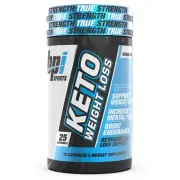 BPI Sports Keto Weight Loss Powerful Ketogenic Fat Burner with BHB Salts, 25srv