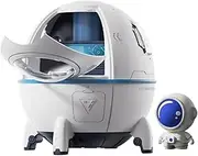 EXQUIMEUBLE Spaceship Humidifier with Night Light Spray Volume Air Diffuser for present for Enhances Sleep and Purifies Air