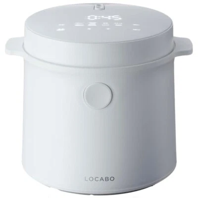 LOCABO SUGAR CUT RICE COOKER JM-C20E-W White 5 Cups AC100V 50/60Hz 400W[New]