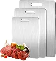Premium Pure Titanium Cutting Board Non Porous Hygienic Tool Lightweight Design Clean Modern Strong Easy Friendly