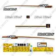 Fits Ditch Witch JT100 MAch 1 Decal Kit Directional Drill - 7 YEAR 3M VINYL!