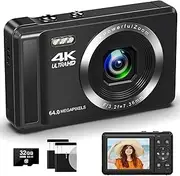 Digital Camera 1080P FHD Photo Camera 44MP Camera Digital Compact Camera 16X Digital Zoom Easy Vlogging Camera Portable