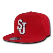 St. John's University Red Storm NCAA Fitted Flat Bill Baseball Hat - Runs Large