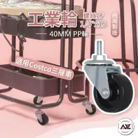 在飛比找momo購物網優惠-【AXL Global】2分螺絲牙PP活動輪(1/4英寸腳輪