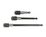 3Pcs Screwdriver Extension Kit Quick Release 1/4 Hex Shank Holder Drill Bit Set