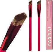 [YASNAI] 2 Pcs Multi Function Eyebrow Brush Professional Eyebrow Brush Concealer Makeup Angled Eyebrow Hairline Brush
