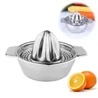 Stainless Steel Lemon Juicer Manual Fruit Orange Juicer Portable Orange Squeezer