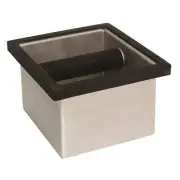 rattleware Knock Box, 6"x5.5"x4", Stainless Steel, 25110
