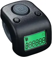 Keyubria Tally Clicker - Hand Mechanical Digit Number Glowing Pitch Counter | Accurate Silent, Palm Click Counter for Golf Sports Offices Stadium