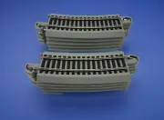 10 Bachmann 15° HALF-SECTION 18" RADIUS CURVED HO SCALE model train railroading