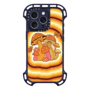 iPhone 16 Pro Ultra Bounce Case MagSafe Compatible Groovy Shrooms