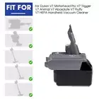 Adapter Compatible for BOSCH For M18 18V Battery to For Dyson V7 Series Vacuums