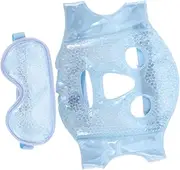 ERINGOGO Ice Face Eye Mask: Cooling Hot Eye Face Compress Mask Reusable Skin Care Set For Women Men Puffiness Relief Swelling Beauty Essential