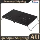 Outdoor Folding Table Solid Compact Lightweight Mobile Table for Camping AU