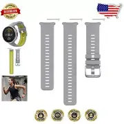 Customizable Grey-Lime Wristband for Polar Vantage V2 GPS Running Monitor