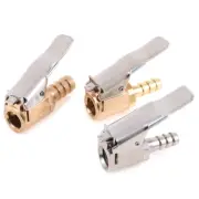 Car Auto Brass 6/8mm Tyre Wheel Air Chuck Inflator Pump Connector Valve CliP1