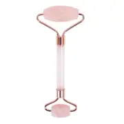 Rachel & Jen Dual Head Facial Skin/Neck Jade Stone Roller Massager Skin Care PNK