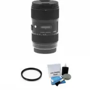 Sigma 18-35mm f/1.8 DC HSM Lens for Canon + UV Filter & Cleaning Kit