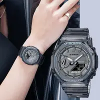 在飛比找PChome24h購物優惠-CASIO 卡西歐 G-SHOCK 女錶 八角農家橡樹 半透