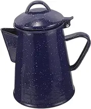 ULTECHNOVO Enamel Coffee Pot Teapot Water Kettle for Home Office Multipurpose Design for Coffee Lovers Convenient Sturdy Enamel Material