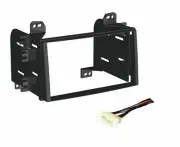 Double Din Dash Install Kit Harness Car Radio Stereo Mounting Trim Bezel Panel