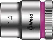 Wera 5003559001 8790 HMB Zyklop 3/8-Inch Socket, 14,0 Silver