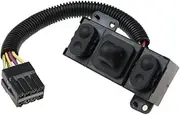 Power Seat Switch Control, for Ford 1999-2004 Mustang 4.6L 3.8L, Front Left Side F58Z14A701A PSW84 Fast Response Electric Seat Switch Button Replacement