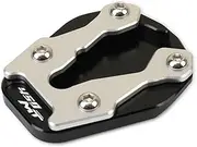 jiningqiuguodianzi Motorcycle Kickstand Foot Side Stand Extension Pad Support Plate Enlarge Stand Compatible with 450MT 2024 2025(Black-450MT)