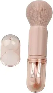 PLAFOPE 1Set Portable Mini Makeup Brush Set for Eyeshadow and Powder Travel Friendly Cosmetic Tool for Quick Touchups Lightweight and Compact Design for