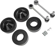 Strut Spacers Leveling Set, 1155200 High Strength Smooth Drive Metal Spacer Leveling Kit with Pull Rod for Wrangler JK 2007 To 2018