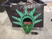 New The Purge Election Year Lady Liberty Light Up Mask Trick or Treat Studios