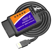 OBD2 to USB Cable ELM327 OBD2 Adapter Code Reader Scanner ELM 327 USB Cable I...