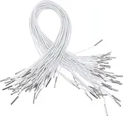Operitacx 50Pcs Elastic Barbed Cords for Crafts and Mask Making Smooth End Design for Hats Family Activities and Kindergarten Projects Versatile Elastic Ropes