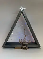 Girly Gnome Christmas Ornament (Unfinished) - ORNAMENT ONLY