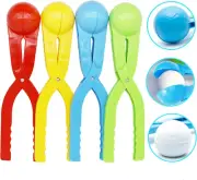 Snowball Maker 4 Pack Snow Ball Shaper Toys for Kids Snow Ball Fights