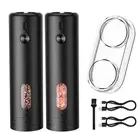 Electric Salt and Pepper Grinder Set - USB Rechargeable Automatic Salt and4005